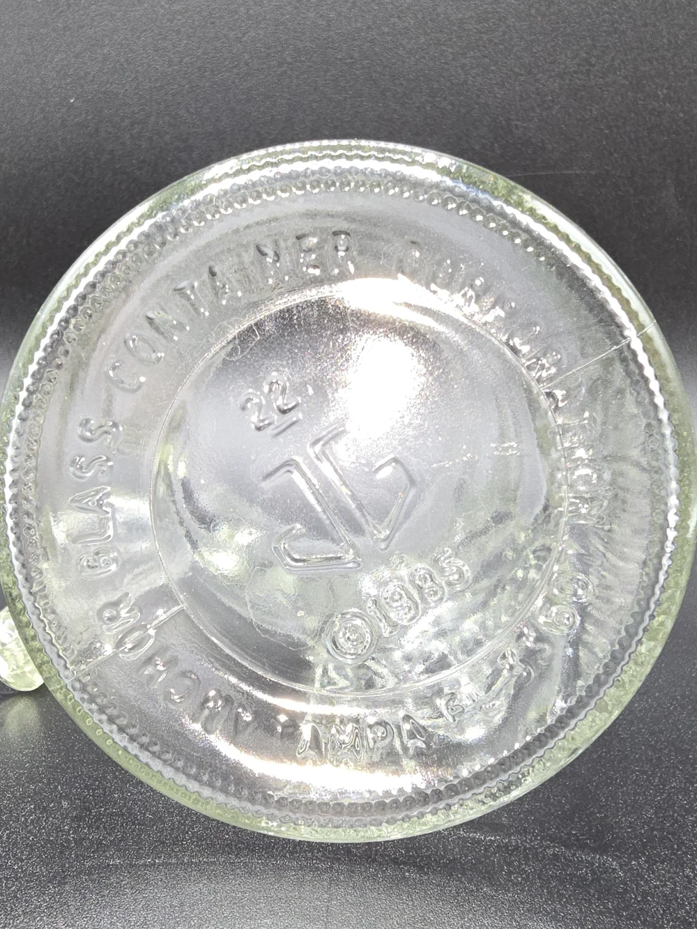 Vintage Anchor Hocking Statue Of Liberty Centennial Glass Mug USA 1985